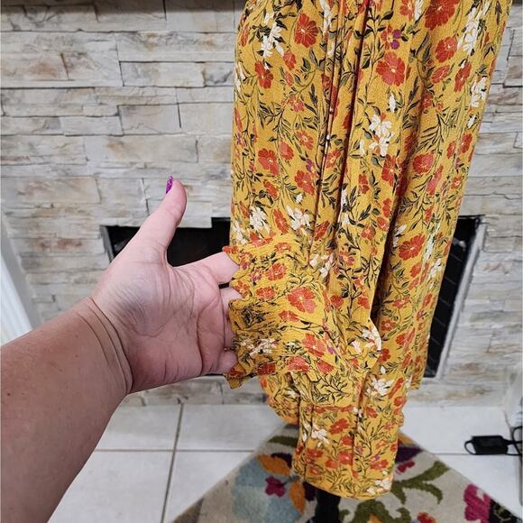 Jones‎ New York orange and red floral boho blouse plus size 3X New!!! - Picture 5 of 8